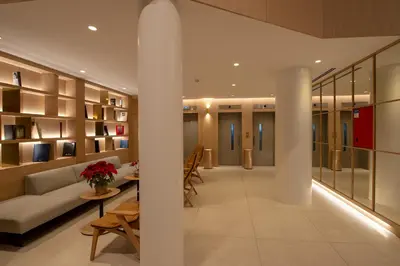 Zona de estar de Apartamentos Recoletos