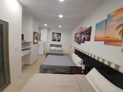 Cama o camas de una habitación en LOFT STAR THE PALMER HOUSE