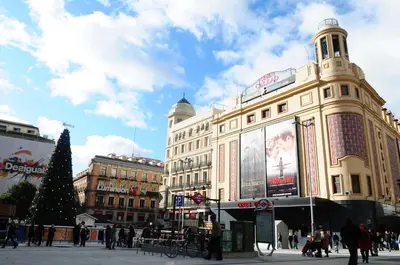 Vista general de Madrid o vista desde el apartamento