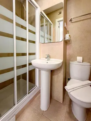 Un baño de Comodo y agradable estudio en Madrid centro A6