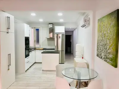 Una cocina o zona de cocina en Beautiful and comfortable flat in center of Madrid