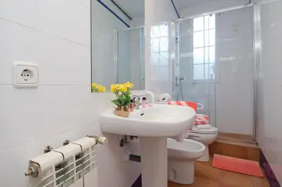 Un baño de Duplex Plaza Santa Ana