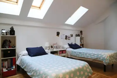 Cama o camas de una habitación en Hostel Palacio