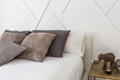 Cama o camas de una habitación en Waou SKY OF MADRID es MIA - Corta Duración