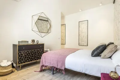 Cama o camas de una habitación en Waou PALACE es MIA - Corta Duración