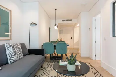 Zona de estar de Feelathome Waldorf Suites Apartments