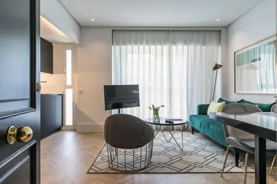 Zona de estar de Feelathome Waldorf Suites Apartments
