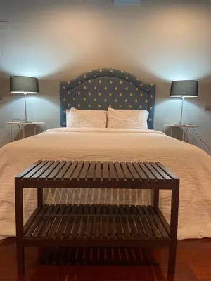 Cama o camas de una habitación en Centro Atocha 01