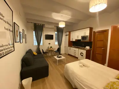 Una cocina o zona de cocina en Santa Ana´s Charming Flat