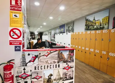 Plano de Madrid Downtown Hostel