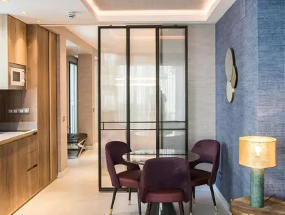 Zona de estar de The Garden Suites