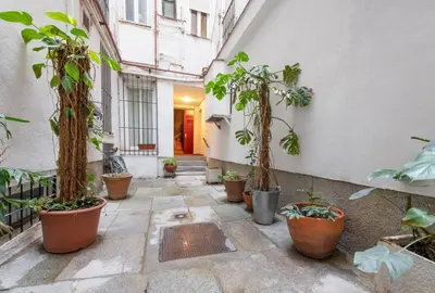 Jardín al aire libre en Sophisticated brand new flat in historic district