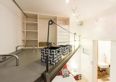 Un baño de Central Apartment Madrid 45m² PMR