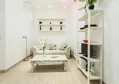Zona de estar de Central Apartment Madrid 45m² PMR