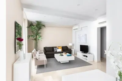Zona de estar de Carretas Apartments
