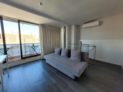 Cama o camas de una habitación en Apartments Madrid Plaza Mayor-Cava baja