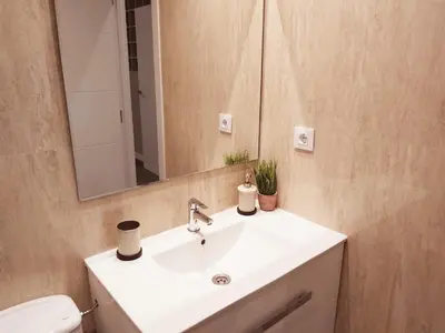 Un baño de Apartments Madrid Plaza Mayor-Cava baja