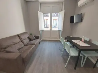 Zona de estar de Apartments Madrid Plaza Mayor-Cava baja