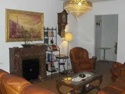 Zona de estar de Hostal Riesco