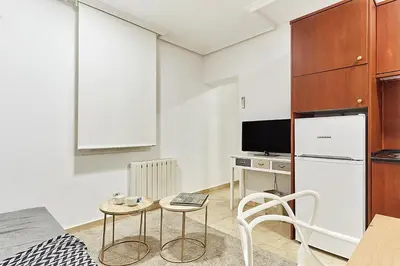 Una cocina o zona de cocina en LEEWAYS APARTMENT III in GRAN VÍA