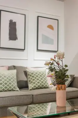 Zona de estar de Gran Vía Fomento Apartment