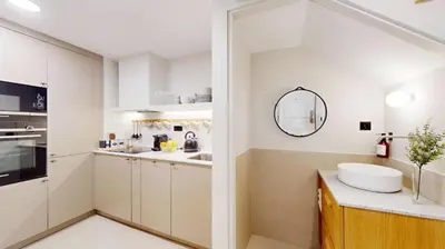 Una cocina o zona de cocina en Sol y El Madroño