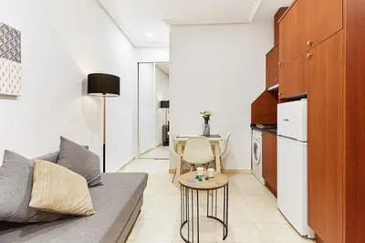Una cocina o zona de cocina en LEEWAYS LOFT XVI in GRAN VÍA
