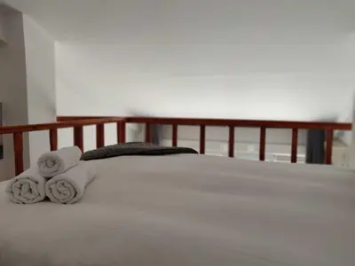 Cama o camas de una habitación en LEEWAYS LOFT XXVIII in GRAN VÍA