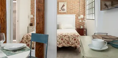 Cama o camas de una habitación en Luxury Apartment museum mile. Air condicioning