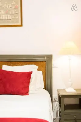 Cama o camas de una habitación en Fantastic Apartment in Madrid Center barrio de las Letras Caixaforum