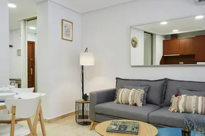 Zona de estar de LEEWAYS APARTMENT I in GRAN VÍA