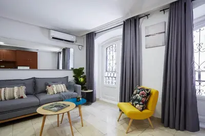 Zona de estar de LEEWAYS APARTMENT I in GRAN VÍA