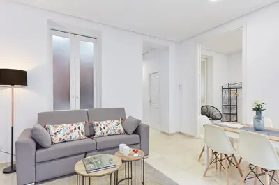 Zona de estar de LEEWAYS APARTMENT XII in GRAN VÍA