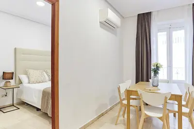 Zona de estar de LEEWAYS APARTMENT XVIII in GRAN VÍA