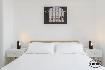 Cama o camas de una habitación en Gran Vía Callao - Stunning views in the heart of Madrid