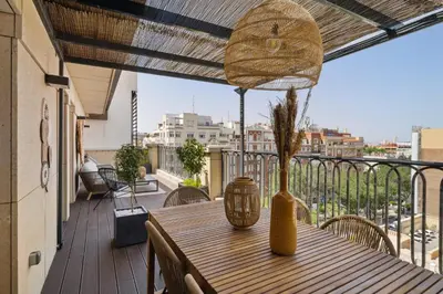 Un balcón o terraza de Limehome Madrid Calle de Nuñez de Balboa - estancia temporal