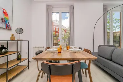 Zona de estar de Apartment with Balconies in La Latina by Batuecas