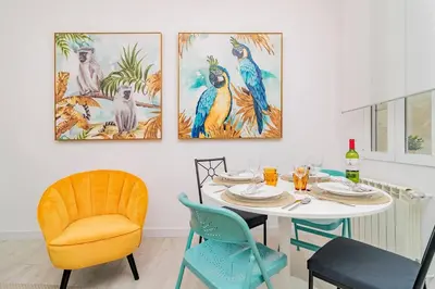 Zona de estar de Marvelous Duplex 3 Bedrooms in La Latina by Batuecas
