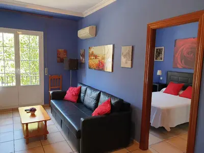 Cama o camas de una habitación en Apartamentos Dana Madrid