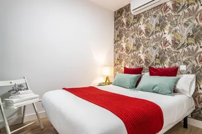 Cama o camas de una habitación en Waou Atocha I - Alquiler Corta Duración