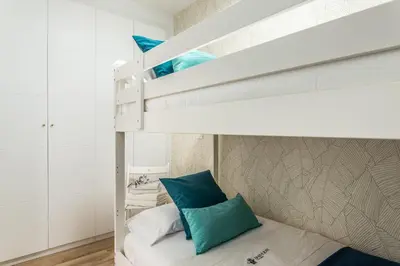 Cama o camas de una habitación en Waou Atocha I - Alquiler Corta Duración