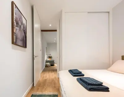 Cama o camas de una habitación en NEW DESIGN APARTMENT BARRIO DE LAS LETRAS