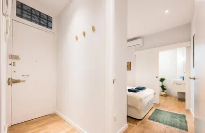 Cama o camas de una habitación en NEW DESIGN APARTMENT BARRIO DE LAS LETRAS