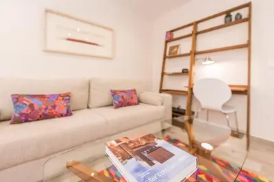 Zona de estar de Stylish 1-Bed Apartment in Salamanca Madrid