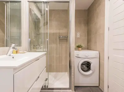 Un baño de Stylish 1-Bed Apartment in Salamanca Madrid