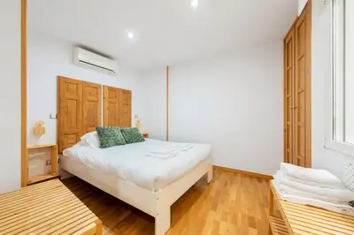 Cama o camas de una habitación en Comfortable Cozy - 1D 1B - Sol