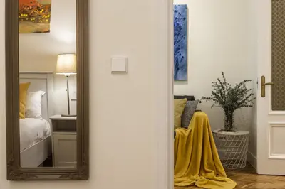 Cama o camas de una habitación en Waou Plaza de España I - Alquiler Corta Duración