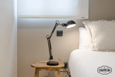 Cama o camas de una habitación en Retiro Chic - Apartamento de 1 dormitorio