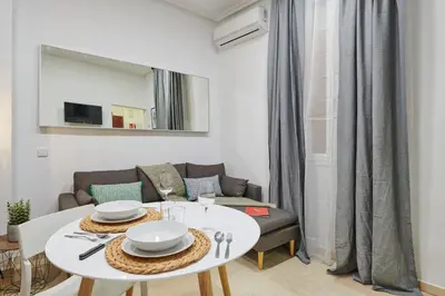 Zona de estar de LEEWAYS APARTMENT in GRAN VÍA XIV