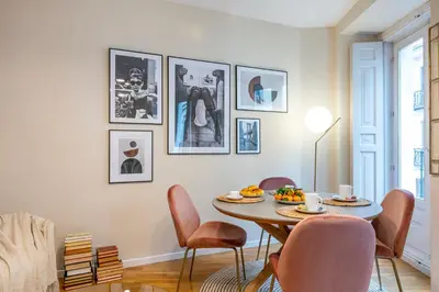 Zona de estar de Luxury Belmont Puerta del Sol